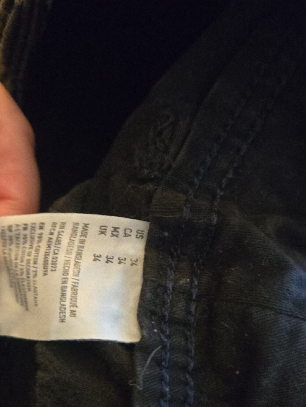 American Eagle Outfitters Men's Cargo Shorts in BLACK - Picture 5 of 6